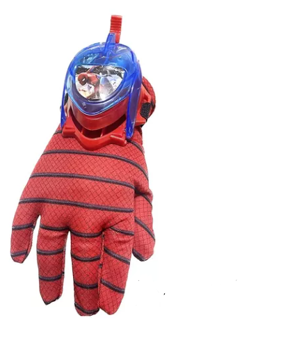 Guante Spiderman Lanza Tazos